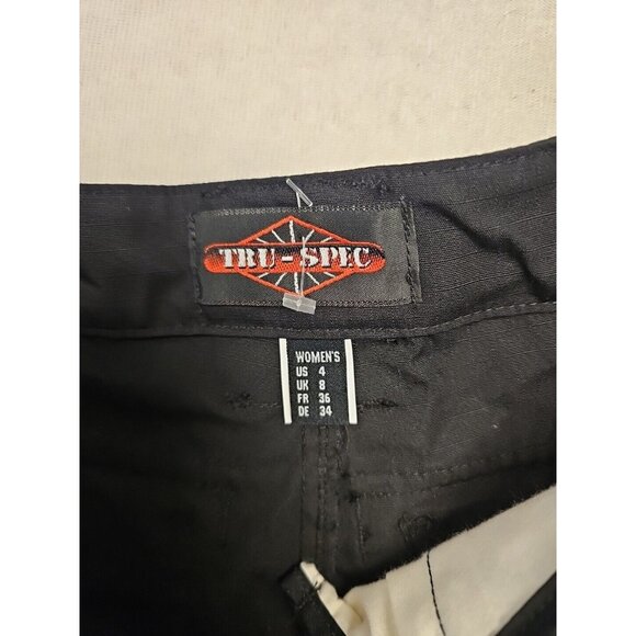 Tru-Spec 24-7 Ladies' EMS Pants, Teflon, PolyCotton RipStop Black  Sz 4 Raw Hem - Picture 4 of 7